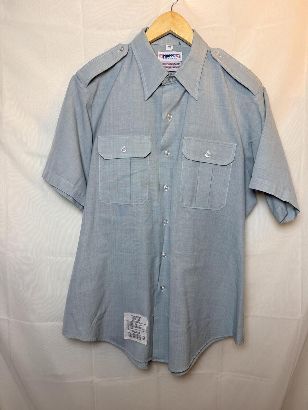 Propper AG 489 Uniform Shirt 17.5 Blue Military Tactical
